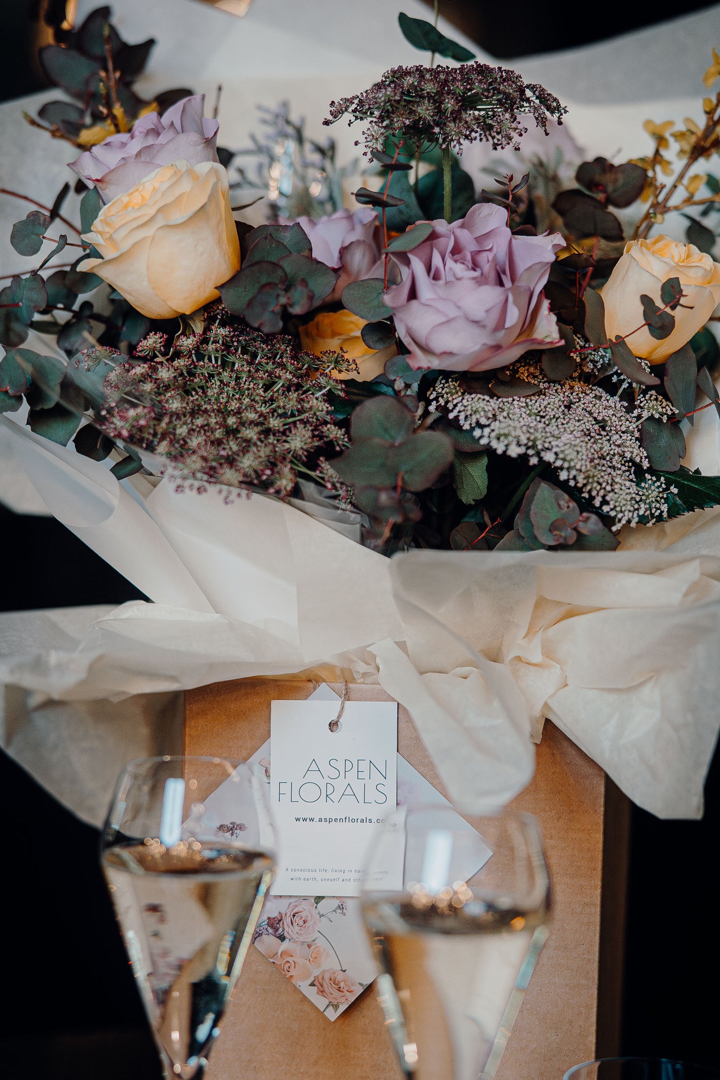 Aspen Florals x Gaucho Edinburgh Bouquet