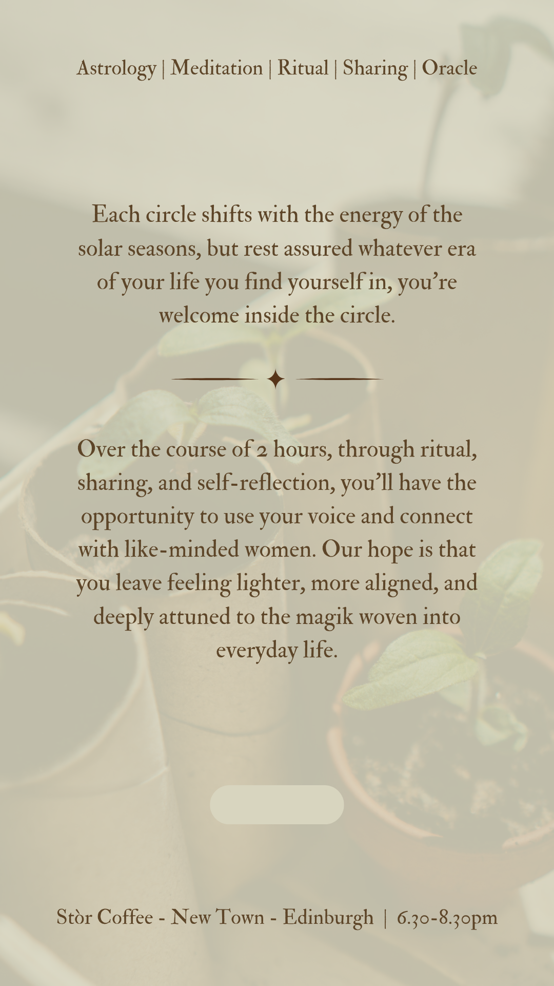 Women's Circle: Virgo