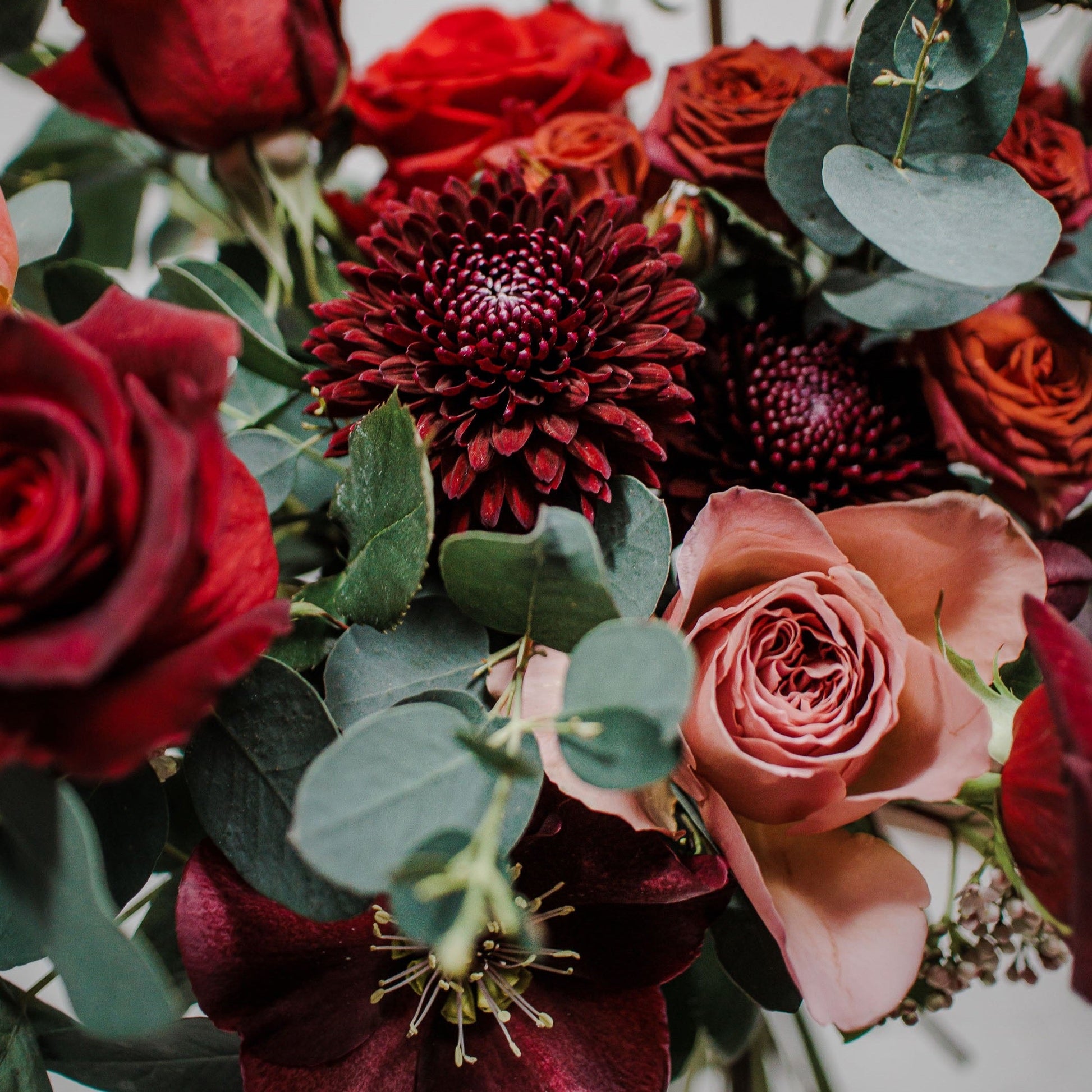 Roses are Red Luxury Valentine's Day bouquet design from Broughton Street Flower shop, Edinburgh Florist Aspen Florals