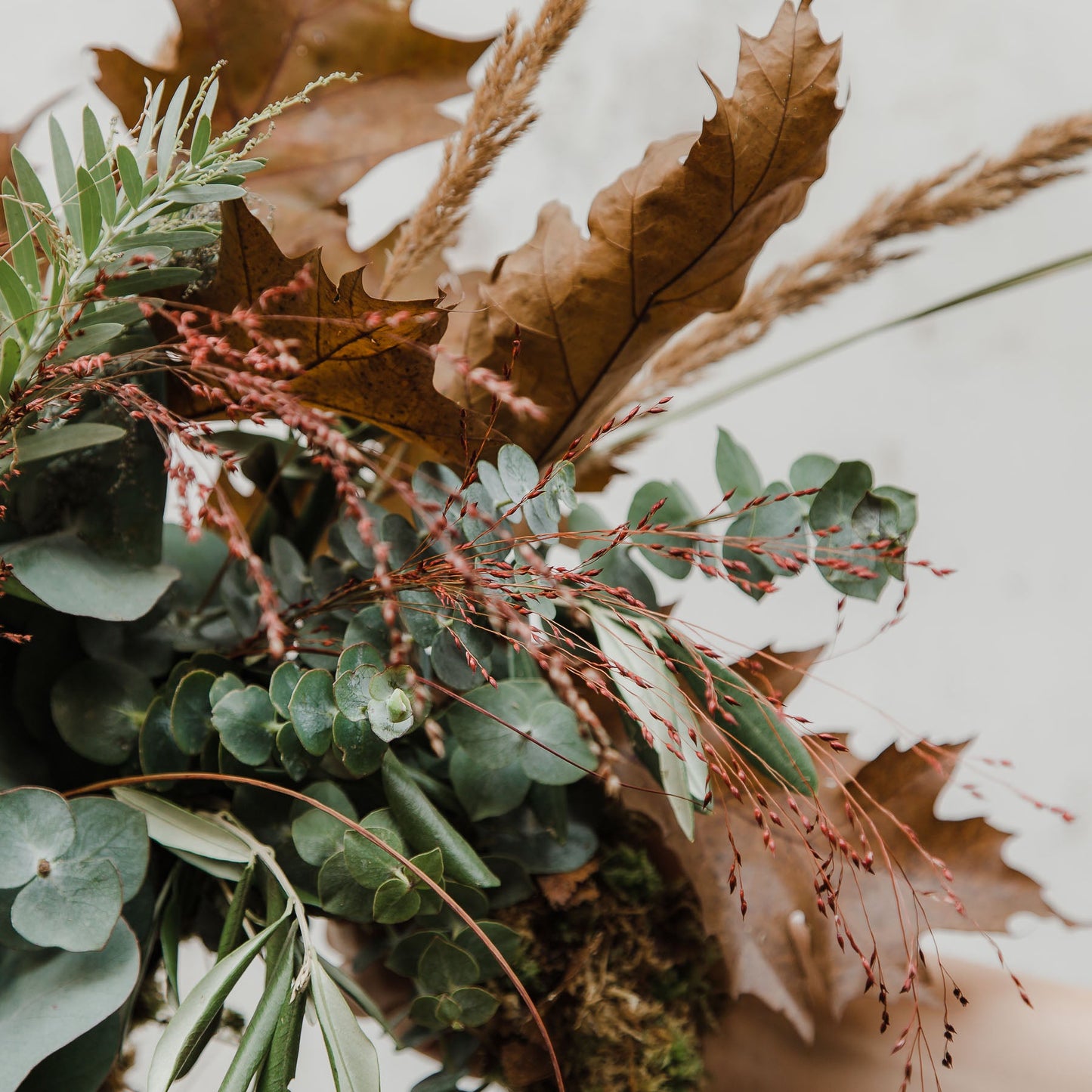Festive Mixed Foliage Wreath